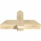 Ekena Millwork Eugene Rough Sawn Timber Gable Bracket, Douglas Fir, 36"W x 19"H x 6"D x 6"F, 13/12 Pitch GBW036X19X0606EUG00RDF - alternate 2